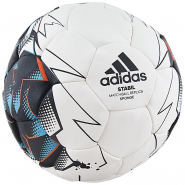 Мяч гандбольный ADIDAS Stabil Sponge CD8591 размер 0 mini бело-черн-бир-оранж